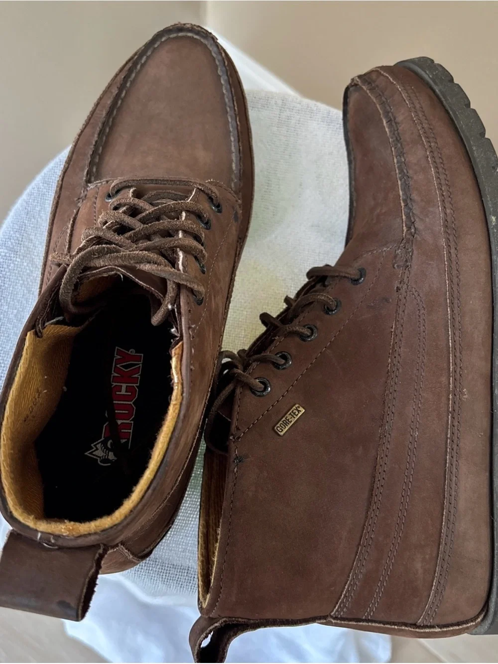 Rocky Brown Leather Chukka Boots